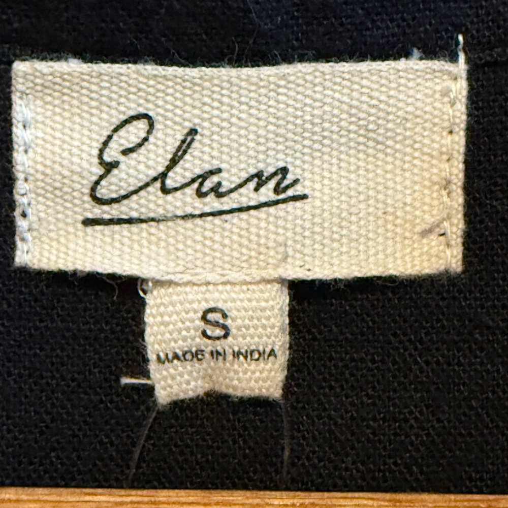 Elan Tiered Cotton & Linen Cover-Up Dress - Picture 6 of 6